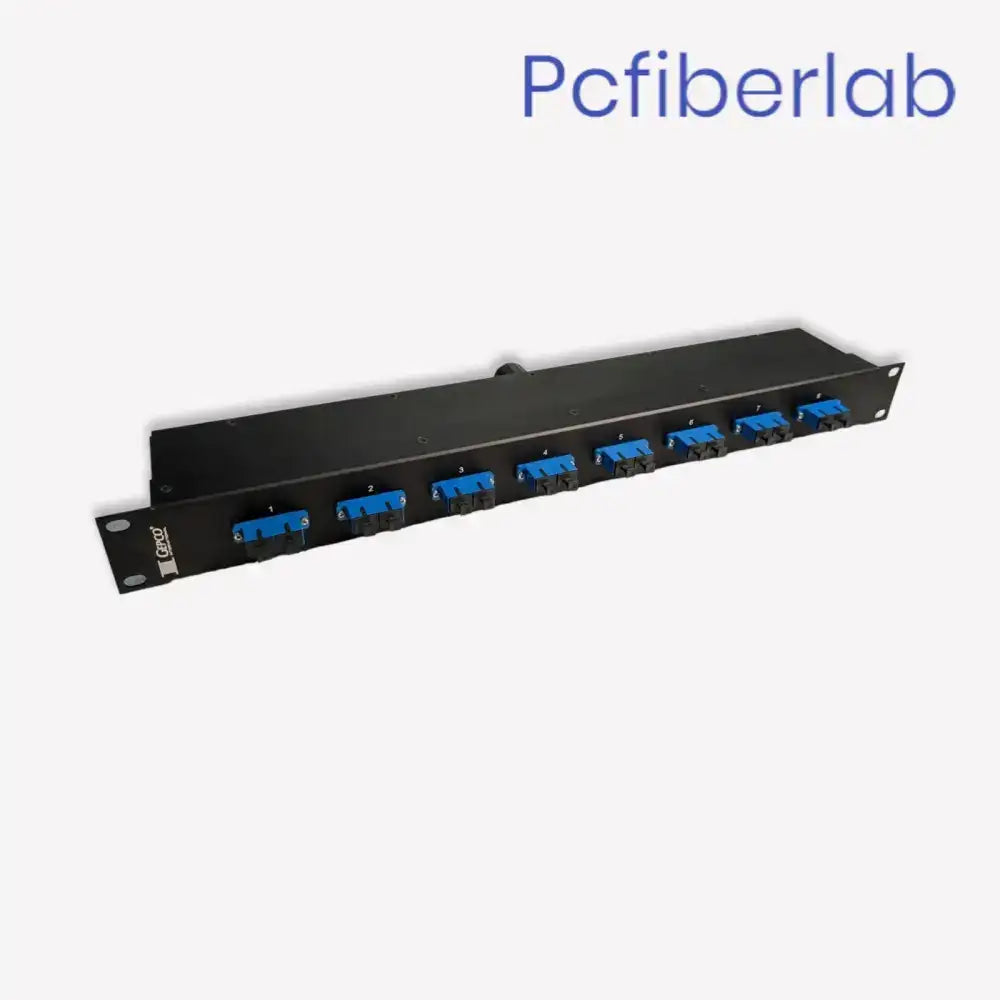 GEPCO FS1-12ST Fiber Optic Chassis with 12 ST Connectors - fiber optic chassis