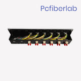 Gepco HMP8-6P-STC 6ch SMPTE Breakout Rack Panel with ST and AMP - SMPTE HDTV CAMERA