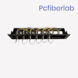 Gepco HMP8-6P-STC 6ch SMPTE Breakout Rack Panel with ST and AMP - SMPTE HDTV CAMERA