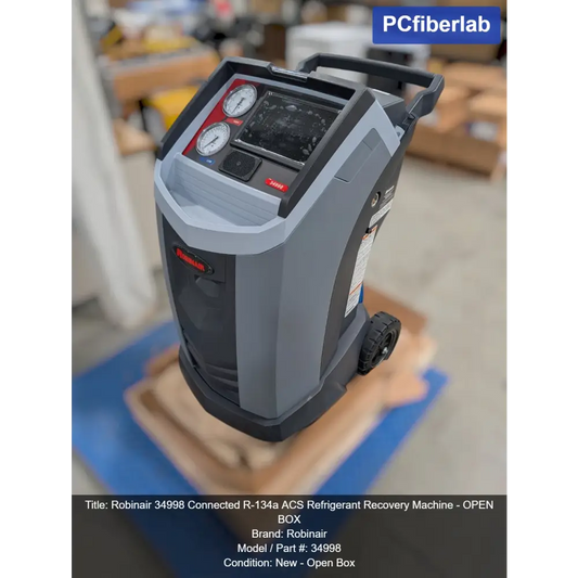 Robinair 34998 Connected R-134a ACS Refrigerant Recovery Machine - OPEN BOX - Other
