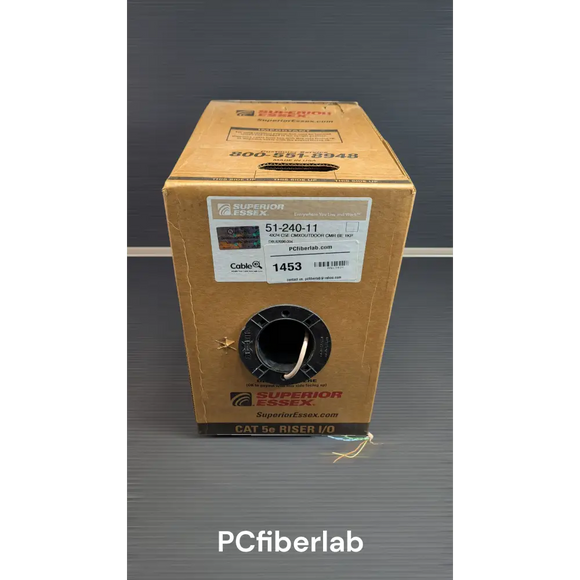 Superior Essex CAT 5E 4P/24AWG CMX Outdoor CMR-BE 350Mhz Beige - 900 FT - Category / DATA / NETWORK CABLE